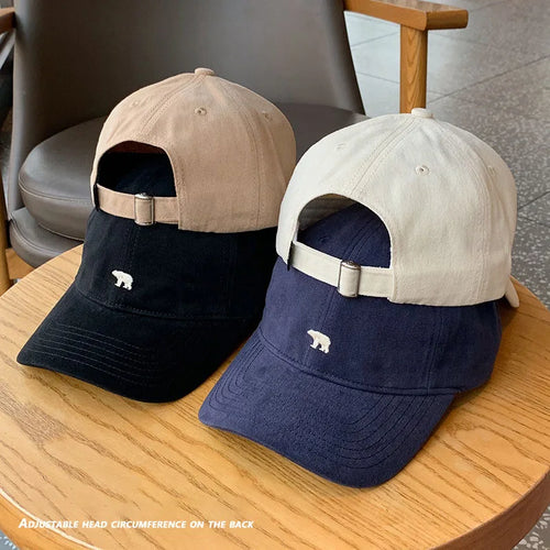 Baseball Cap Embroidery Polar Bear