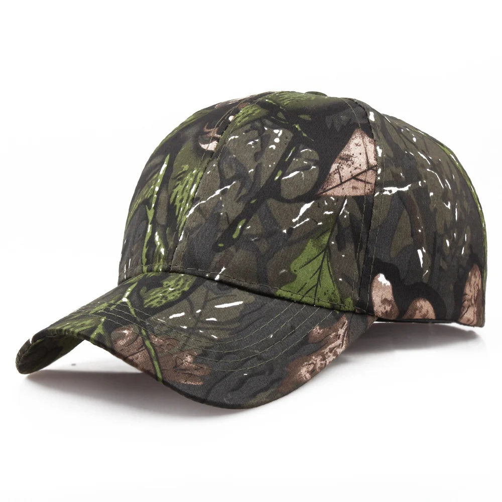 Colors Camouflage Baseball Cap Summer Outdoor Sports Hiking Fishing Hunting Caps Sunscreen Casual Sun Hats