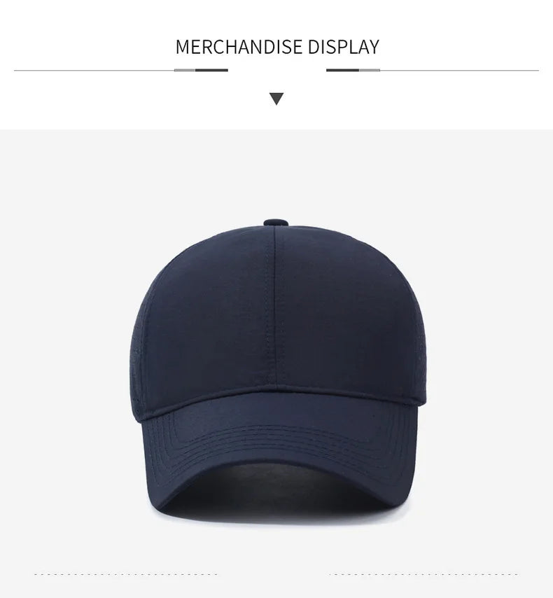 Cycling Baseball Cap Mesh Breathable Sun Hat Quick Dry Lightweight Fishing UV Protection Outdoor Summer Casual Cap