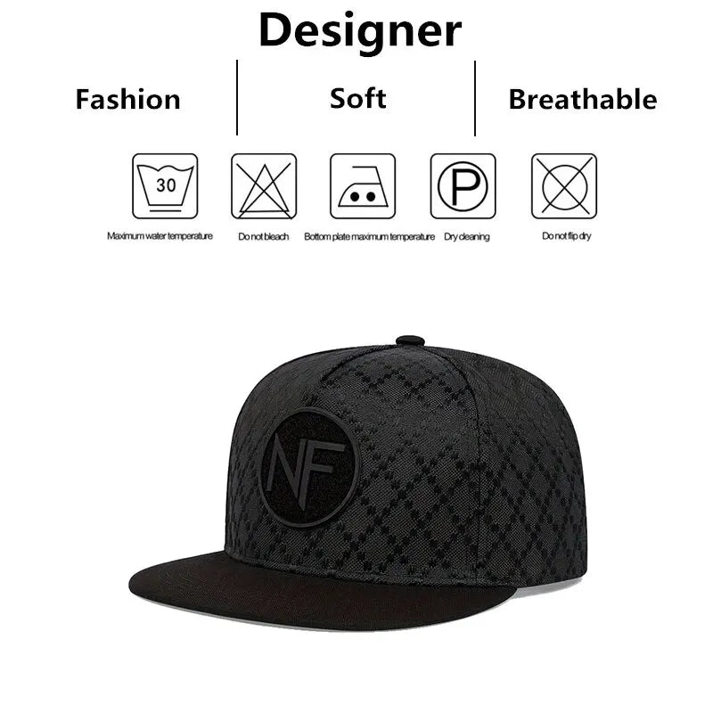 Unisex NF Letter Embroidery Hip-Hop Hats