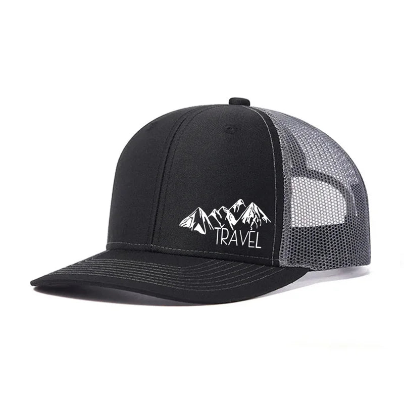 Unisex Summer Printed Hill Baseball Cap for Men Women