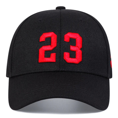 Unisex 23 Embroidery Baseball Caps Spring Autumn Outdoor