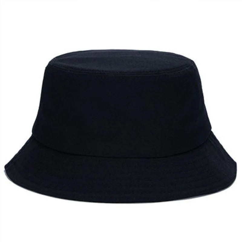 Fashion Bucket Hats Solid Panama Sunscreen Fisherman Cap Outdoor Beach Sun Cap Hat For Women Men