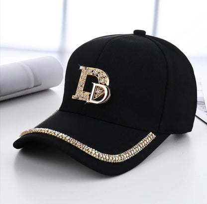 2026 Fashion Diamond D Letter Baseball Cap