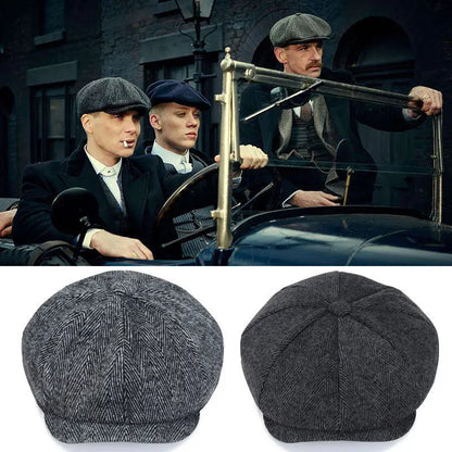 Classic Blinders Caps For Men Peaky Hat Newspaper Hat Shelby Same Style Beret