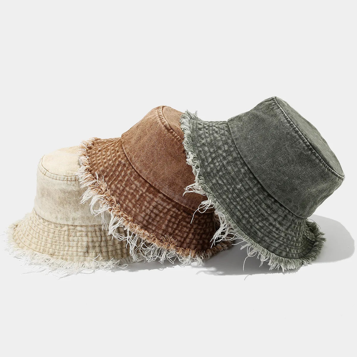 Old Rough Edge Denim Bucket Hat
