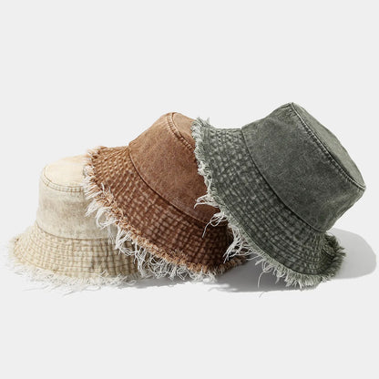 Old Rough Edge Denim Bucket Hat