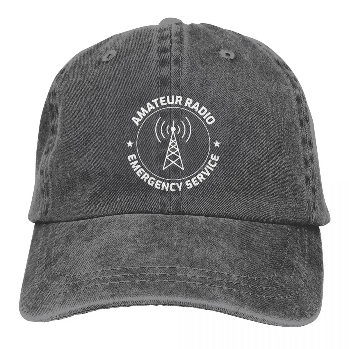 Amateur Ham Radio Grandpa Dad Operator Gift Baseball Cap