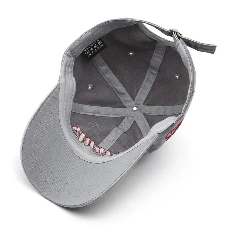 1/6PCS/Set Embroidered Baseball Cap For Women Men Spring Summer