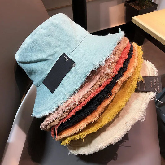 Fashion Foldable Burrs Bucket Hat for Women Men