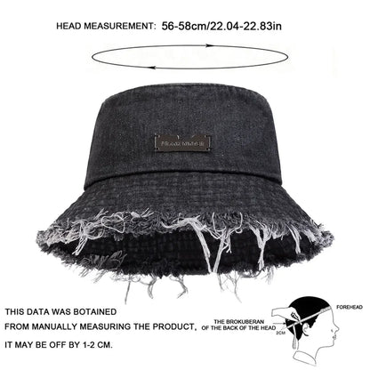 Label Personality Cowboy Bucket Hats