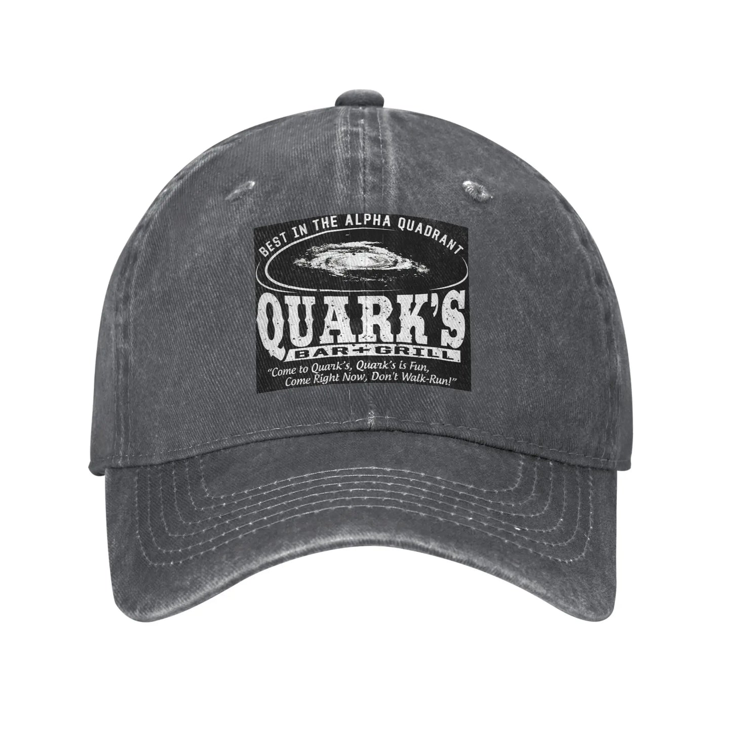Deep Space 9 Quarks Bar Baseball Caps Denim Fabric Hats