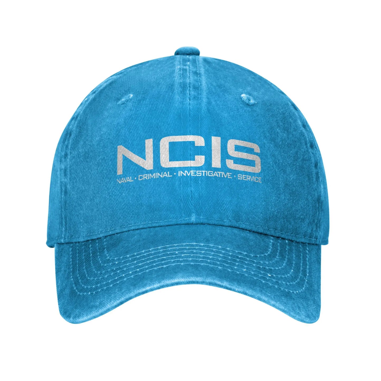 NCIS Naval Criminal Investigative Service Baseball Cap Retro Distressed Washed