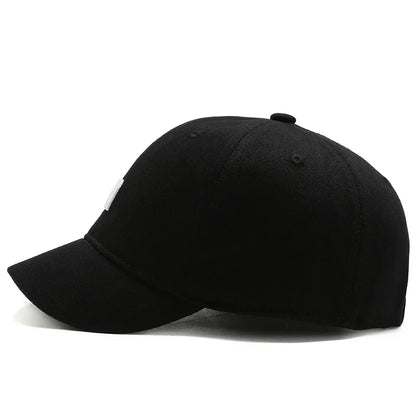 Unisex Short Brim Peaked Cap Streetwear