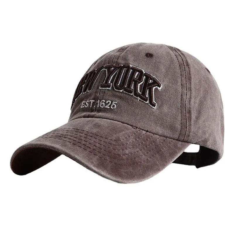 New Women's New York Embroidered Baseball Cap Male Female Snapback