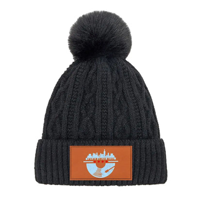 Chicago House Music Themed Design Casual Pompom Hat