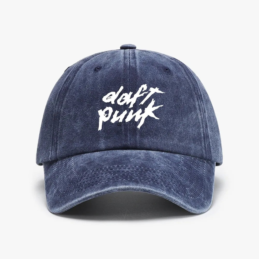 Punk Daft Vintage Banda Denim Baseball Cap