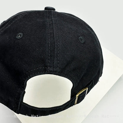 American Retro Rivet Embroidered Letters Baseball Hats