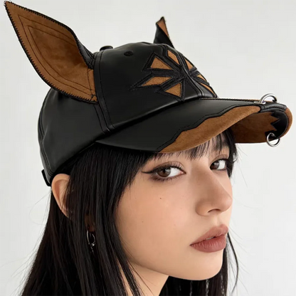 2026 Y2K Girl New Jeans Stereoscopic Ears Cowboy Baseball Hat