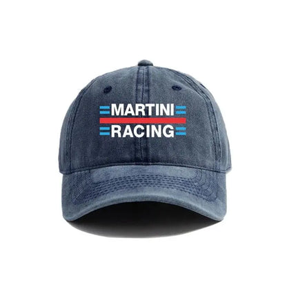 Martini Racing Baseball Caps Distressed Hats Cap Men Women Retro Outdoor Summer