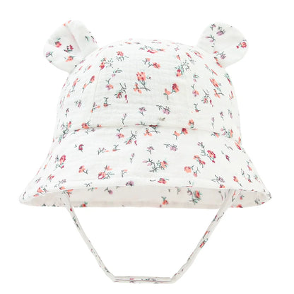 Muslin Cotton Baby Hat Summer Infant Cap For Kids Soft Baby Sun Hats