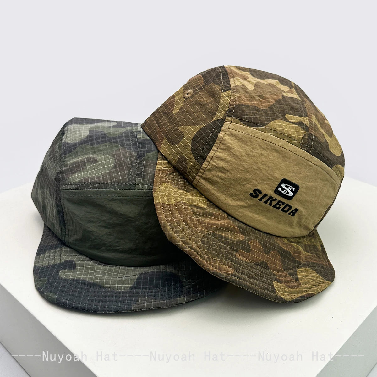 New Unisex Camo Quick Drying Letter Embroidery Baseball Hats