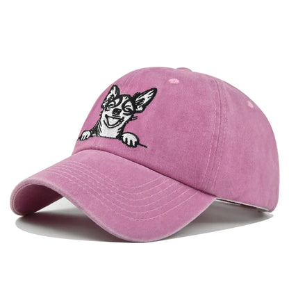 2026 Spring Summer Men Women Baseball Cap Dog Animals Embroidery Snapback Hats