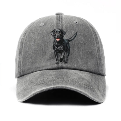 Black Labrador Print Baseball Cap is The Perfect Birthday Gift for Pet Enthusiasts for Both Men and Women