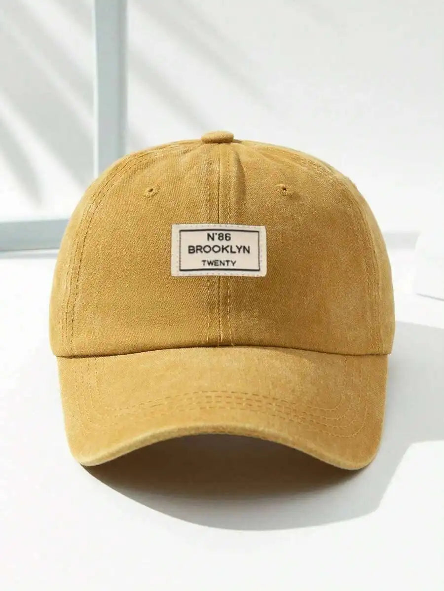 Unisex Washed Denim Baseball Cap Adjustable Casual Hat