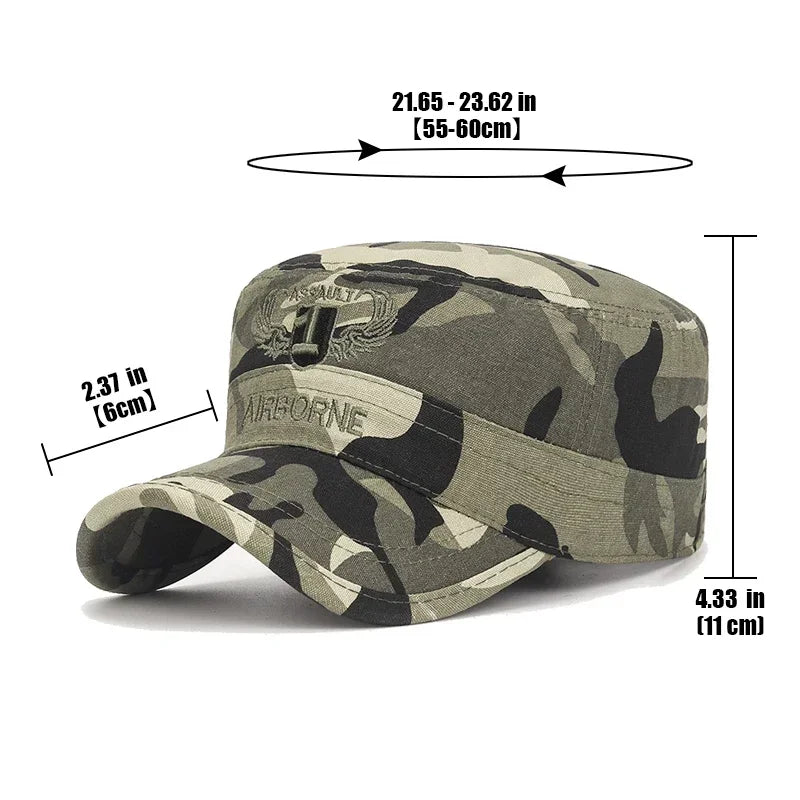 New Spring And Autumn Seasons Outdoor Camouflage Sports Flat Cap