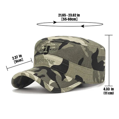New Spring And Autumn Seasons Outdoor Camouflage Sports Flat Cap