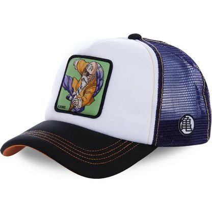 Dragon Ball Son Goku Cap Summer Travel Peaked Cap Men's Embroidery Hip-Hop Cap