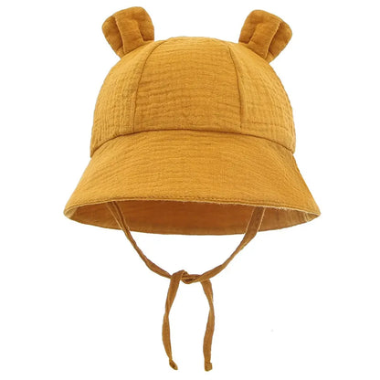 Muslin Cotton Baby Hat Summer Infant Cap Soft Baby Sun Hats