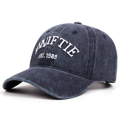 Swiftie Washed Retro Aged Letter Embroidery Baseball Caps Women Men
