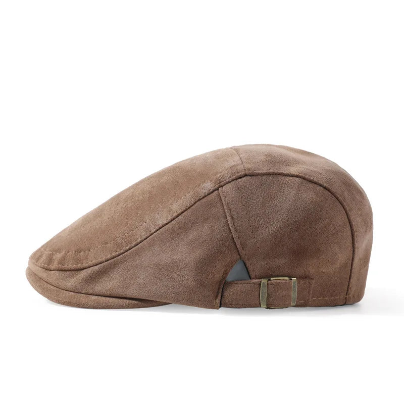 Deerskin Fleece Cap Ins Light Board Beret Trendy