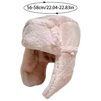 Soft Plush Winter Riding Hat Outdoor Cycling Warm And Cold Plush Hat