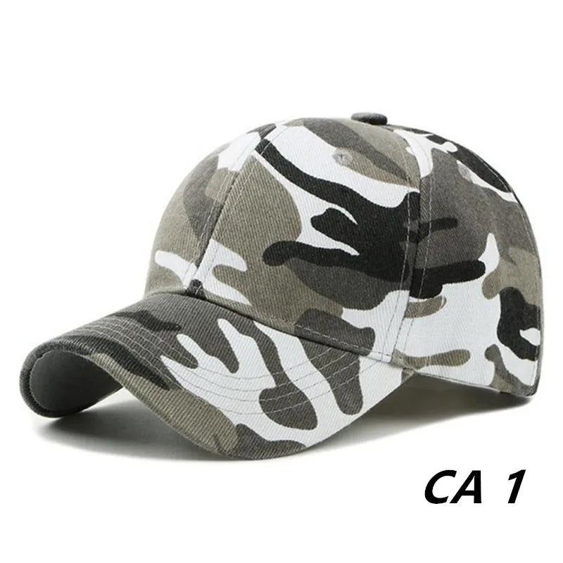 Men Women Camouflage Printed Baseball Caps
