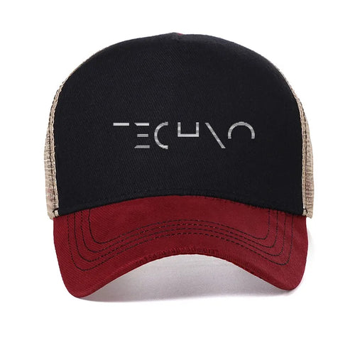 Techno Music Minimalist Design Baseball Cap