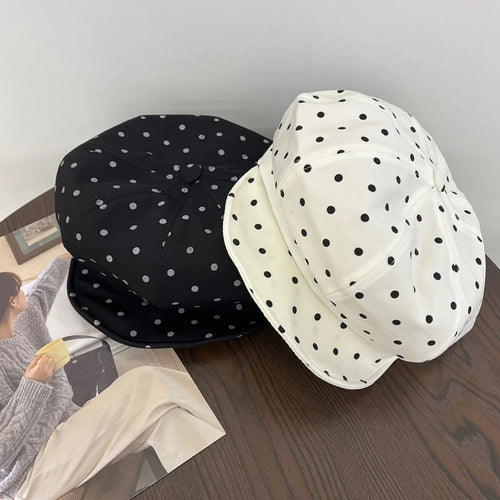 Summer Retro Women's Polka Dot Beret