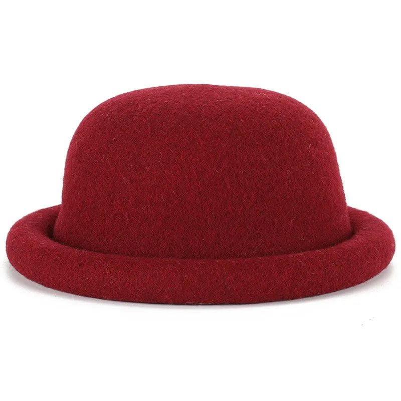 Beanie Hat Autumn/Winter Knitted Wool Round Crown Versatile