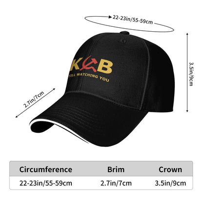 KGB Still Watching You CCCP USSR Soviet Union Ladies Baseball Caps High End Snapback Cap Sun Hat