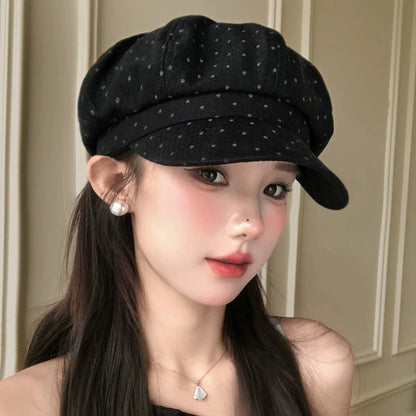 Streetwear Sunscreen Versatile Literary Newsboy Hats