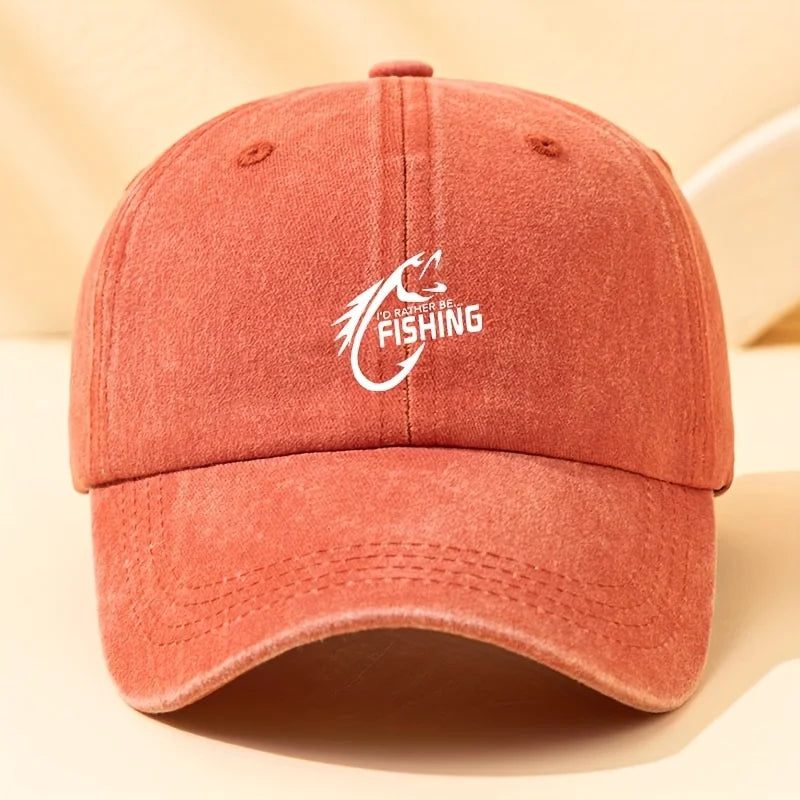 Fishing Printed Baseball Cap