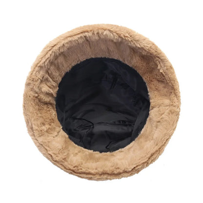 Cozy Faux Fur Bucket Hats Autumn & Winter