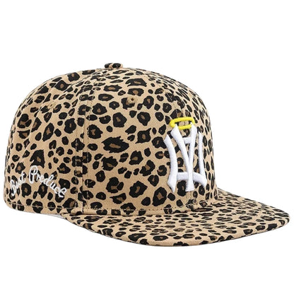 Unisex Fitted Flat Bill Cap Snapback Hat