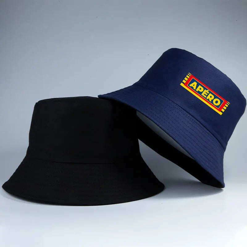 Adult Pastis Apero Bobs Man Reversible Bucket Hat Woman Outdoor Sports Fisherman Cap