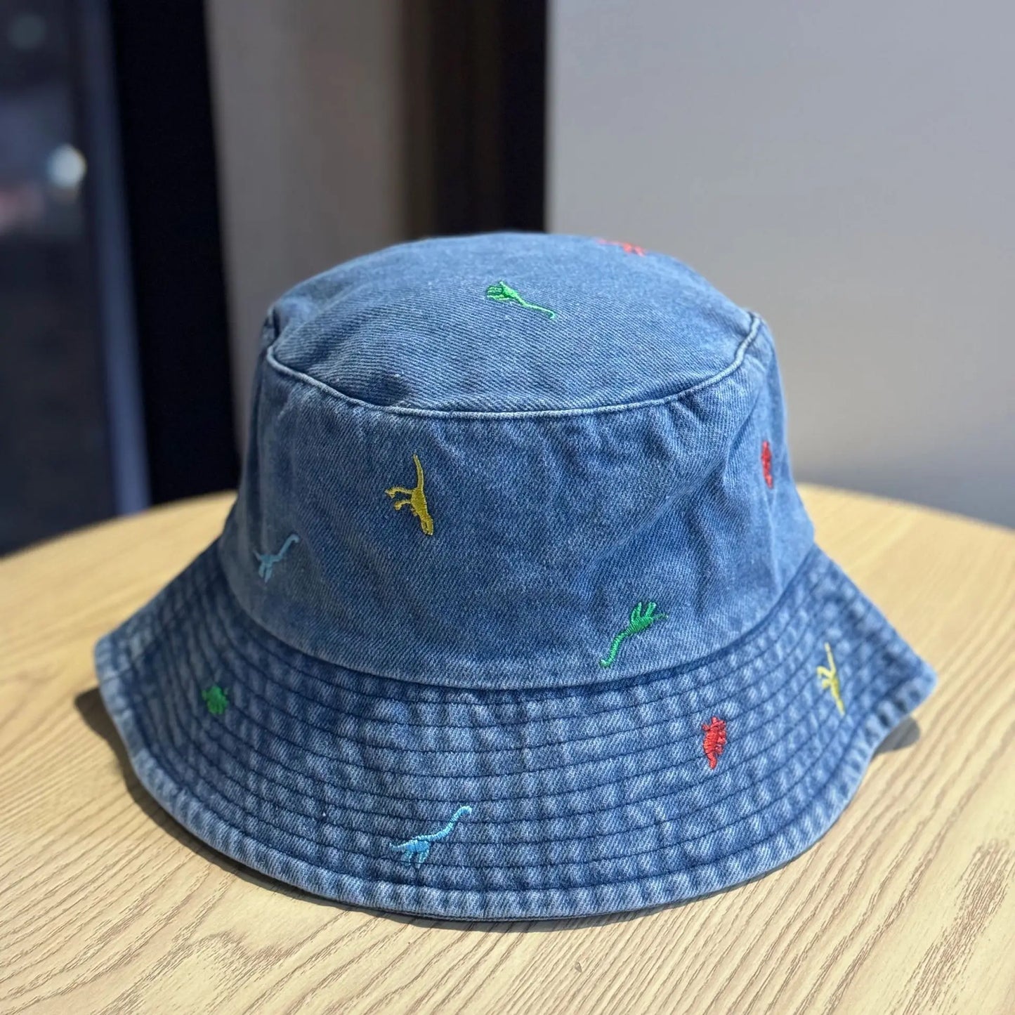 New Summer Beach Denim Bucket Hat For Women