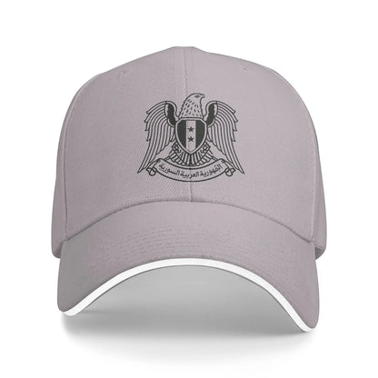 Syria Eagle Syrian Flag Logo Baseball Caps Hip Hop  Sandwich Caps Men Women
