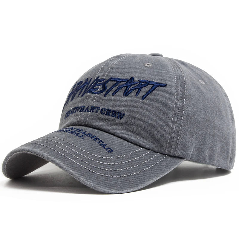 Fashion Women's Baseball Cap Embroidered Cotton Soft Top Men's Caps
