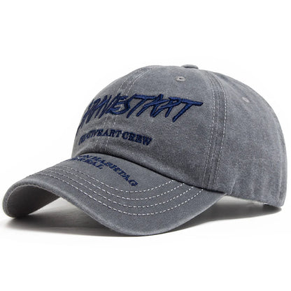 Fashion Women's Baseball Cap Embroidered Cotton Soft Top Men's Caps